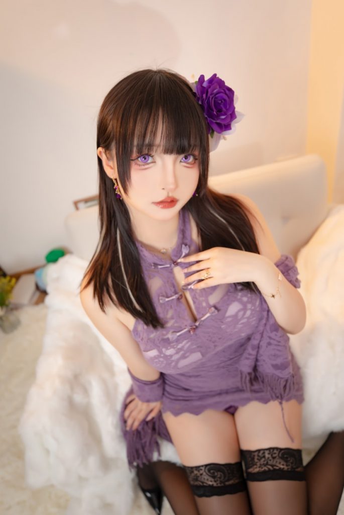 图片[1]-神楽坂真冬 – NO.215 紫色心情[75P2V-477MB]VIP-蜜桃啵啵