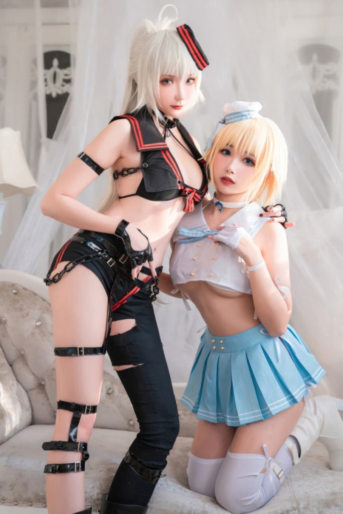 Momoko葵葵 NO.039 &瓜希酱 FATE-黑白贞德[60P-171MB]<badge>VIP</badge>-蜜桃啵啵