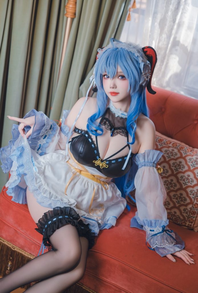 图片[3]-雪晴Astra NO.091 原神 甘雨 女仆[31P1V-763MB]-蜜桃啵啵